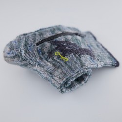 Chaussettes “Le corbeau à la clé” (PDF)