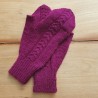 Convertible handmade mittens in alpaca & wool