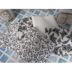 Set of washable wipes