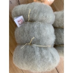 Romney and Ouessant natural wool