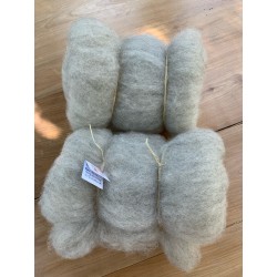 Romney and Ouessant natural wool