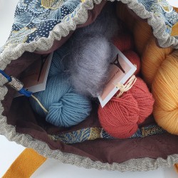 The parisian knits project bag